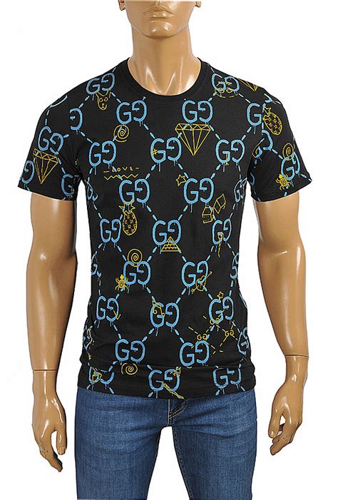 gucci t shirt navy blue|gucci accessory blue.